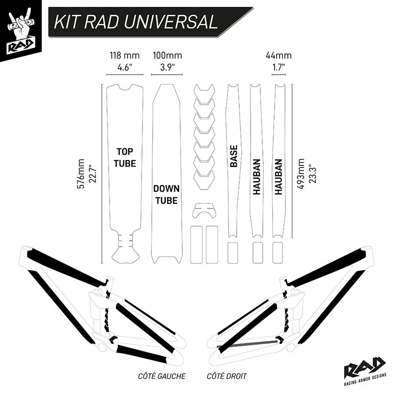 RAD Bike Protection Universal Gloss