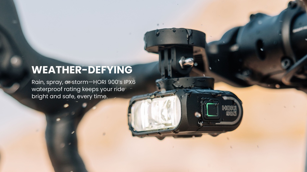 Hori 900 Dual Mounted Bike Light