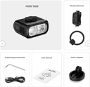 Hori 1300 Dual Mounted Bike Light