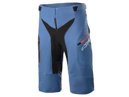 DROP 8.0 SHORTS / MID BLUE BRIGHT RED