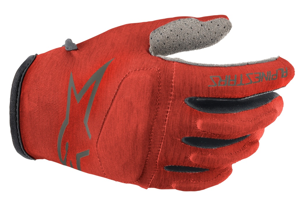 YOUTH RACER GLOVES / BRIGHT RED BLACK