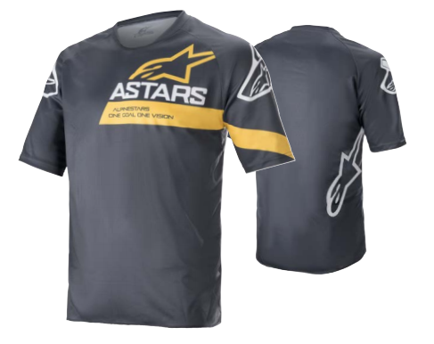 RACER V3 SS JERSEY / ANTHRACITE SULPHUR YELLOW