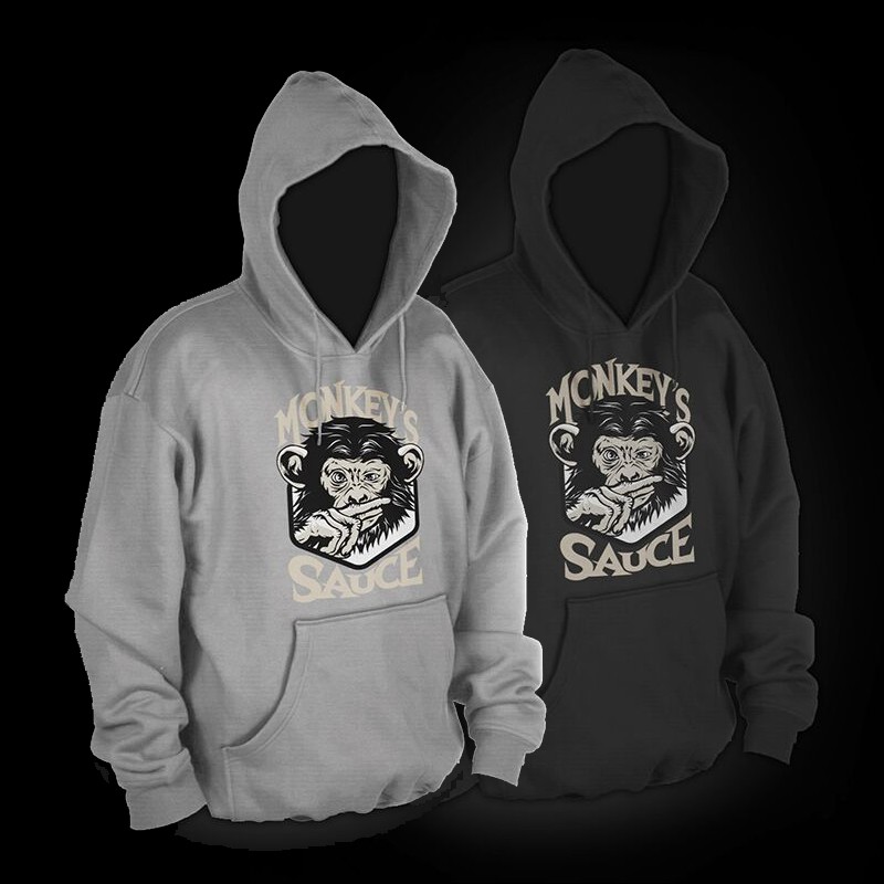 MONKEY'S SAUCE HOODIE / GREY
