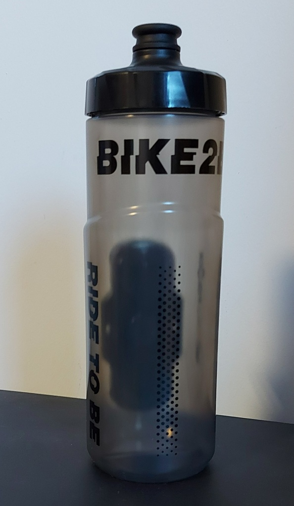 TWIST SET bottle 600 + bike base BIKE2B EDITION / transparent black