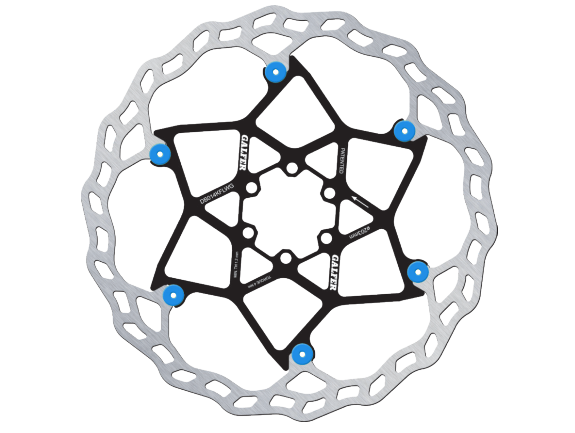 BIKE NEW DISC WAVE FLOATING Ø203X2.0MM BLUE PINS