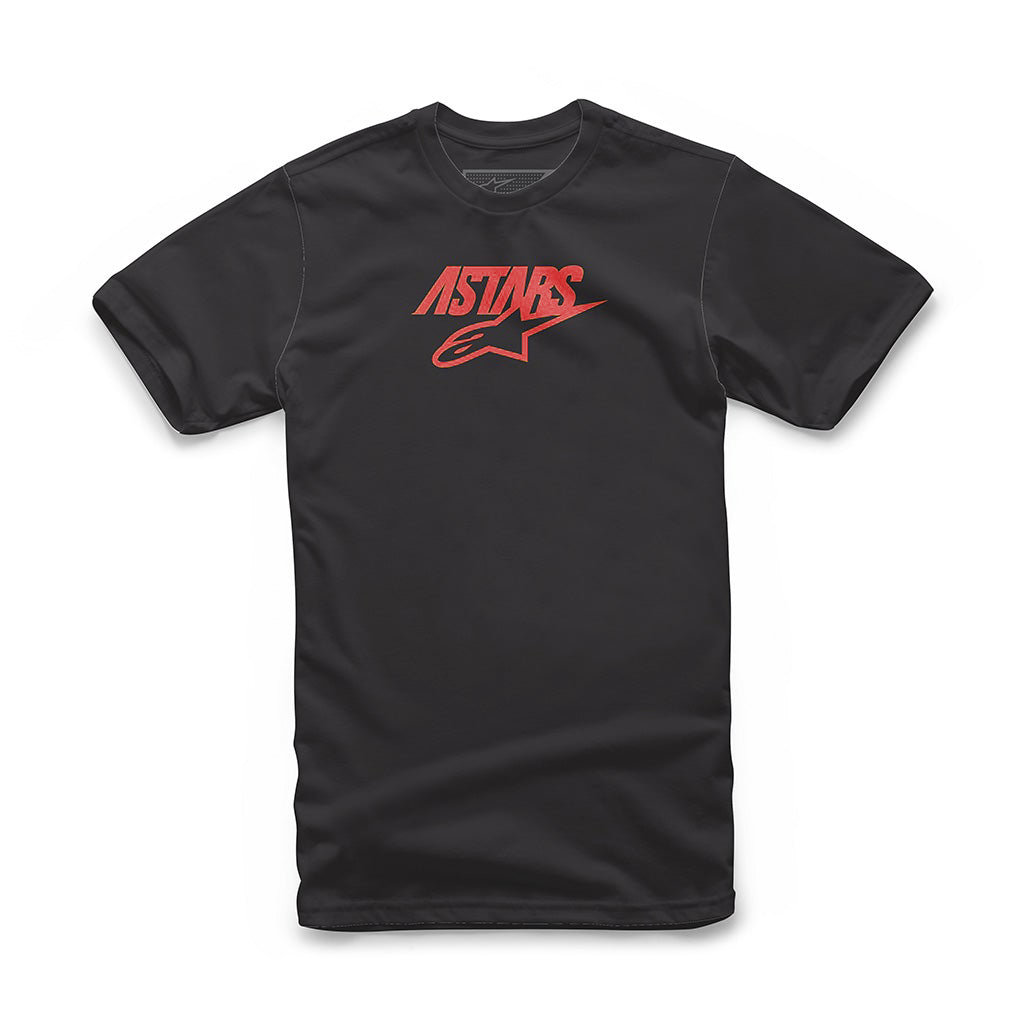 MIXIT TEE / BLACK FLUO RED
