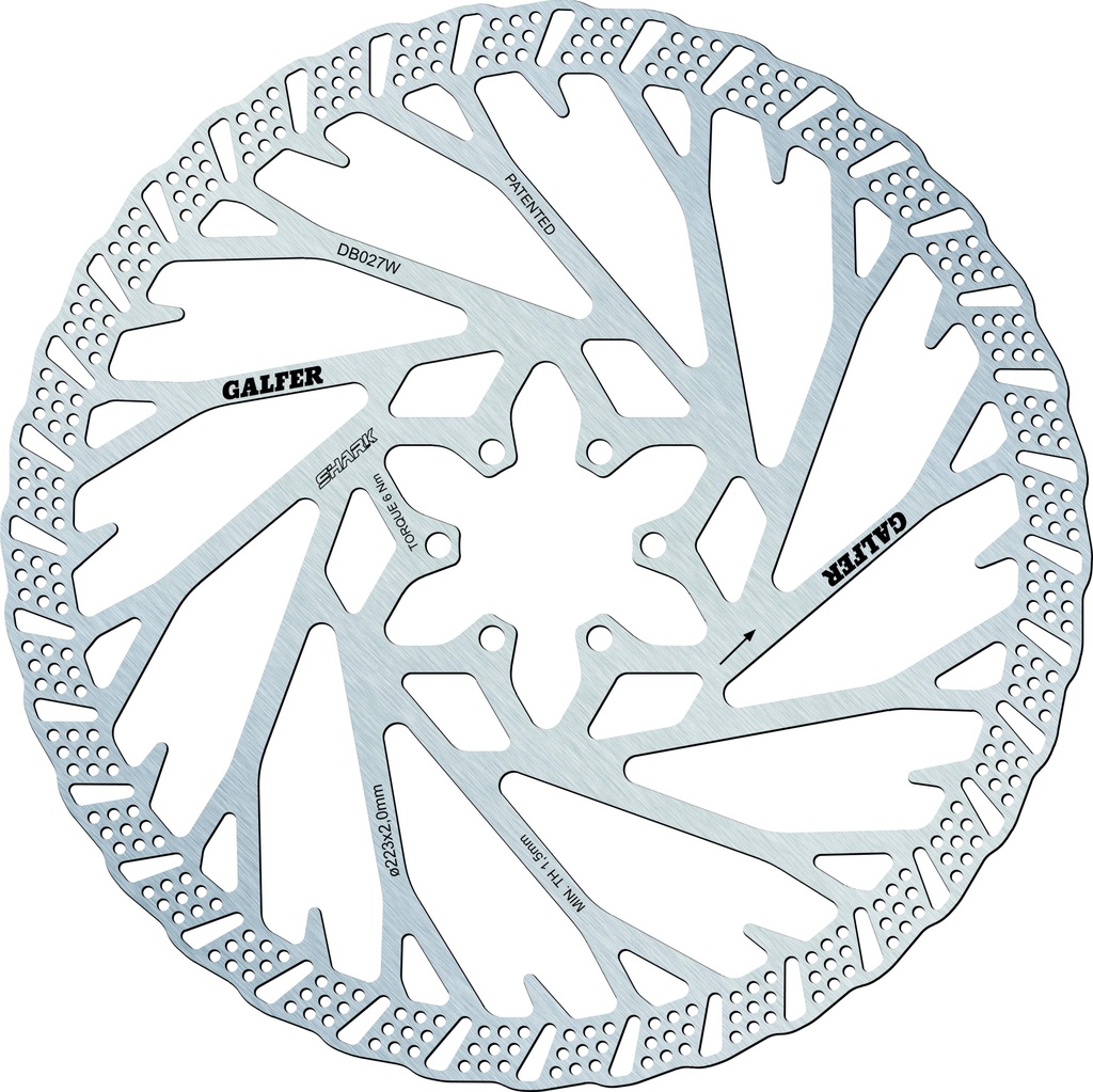 BIKE DISC SHARK Ø223X2.0MM 
