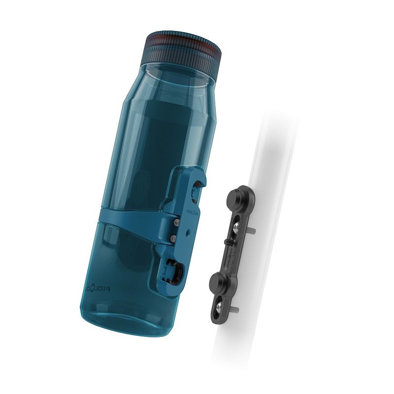 TWIST SET bottle 700 life + bike base / Clear Dark Blue