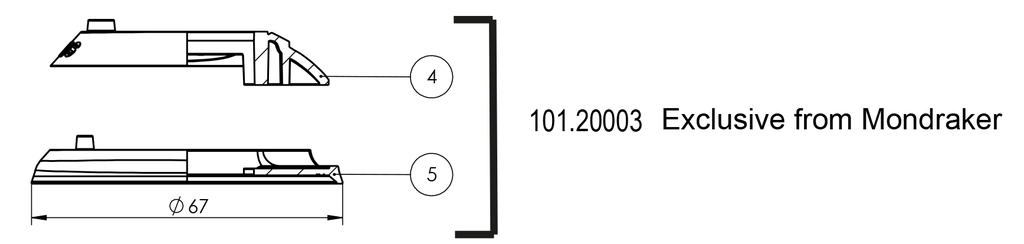 Acros CRAFTY Carbon fibre steering cover