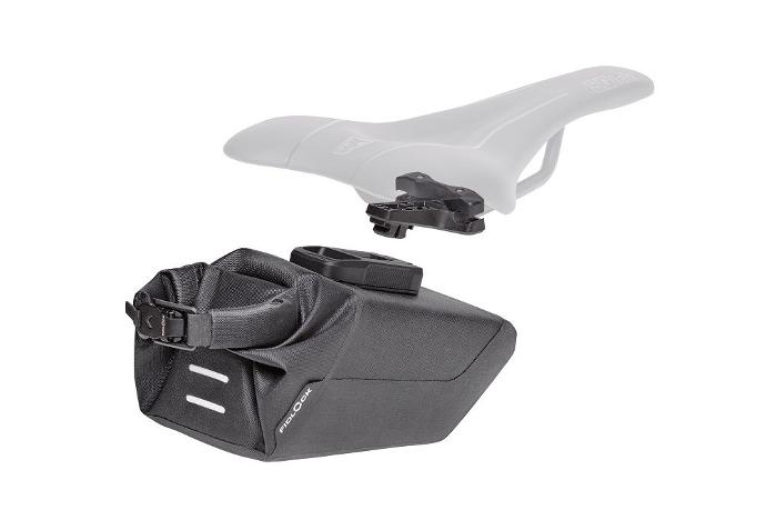 Saddle bag M + saddle base Pinclip / BLACK