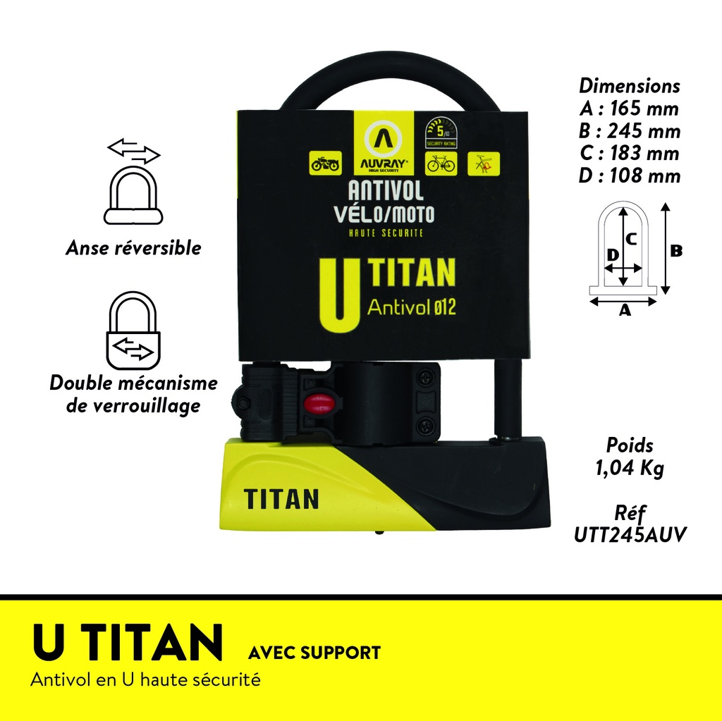 U TITAN 165x245