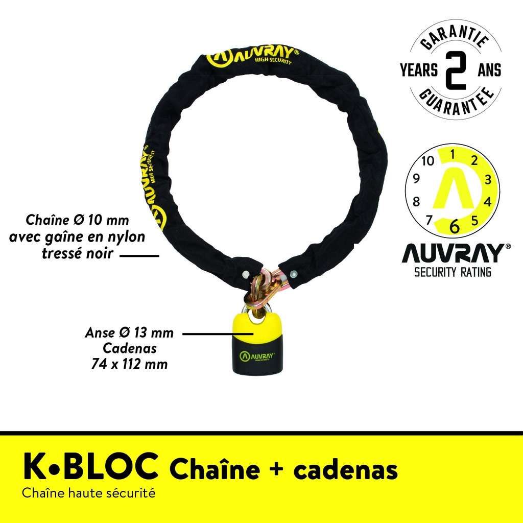 CHAINE K-BLOCK 150 LONG. 150 Ø10