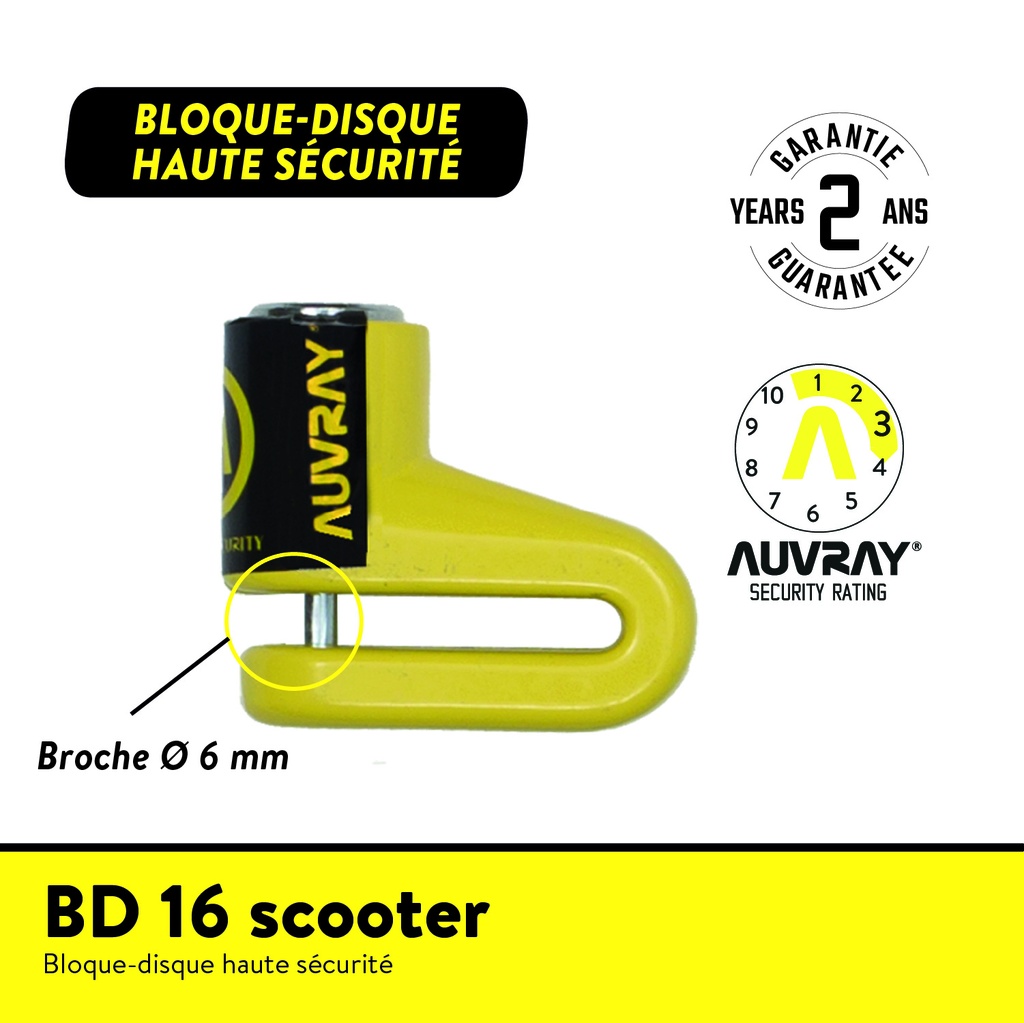 BD 16 SCOOTER BLOQUE DISQUE