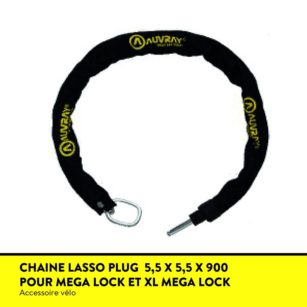 CHAINE LASSO PLUG MEGA LOCK LONG. 90 Ø 5.5