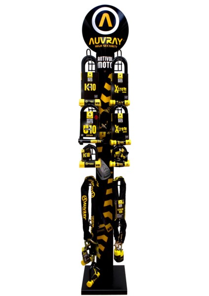 PRESENTOIR AUVRAY TOTEM ANTIVOL MOTO
