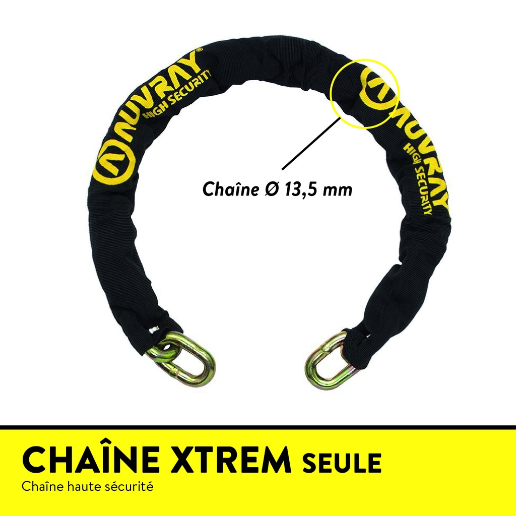 CHAINE XTREM SEULE LONG. 100 Ø 13,5