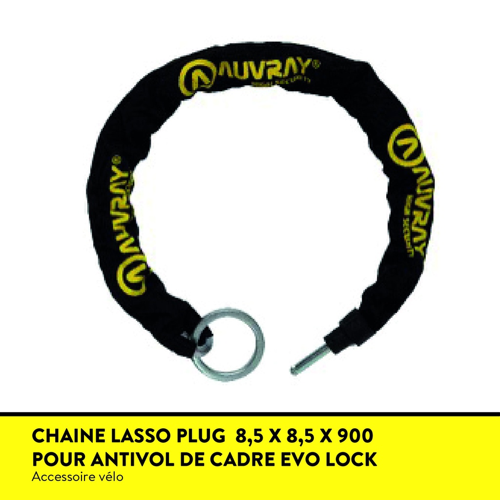 CHAINE LASSO PLUG EVO LOCK LONG. 90 Ø 8.5