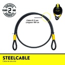 STEEL CABLE LONG. 180 Ø 12