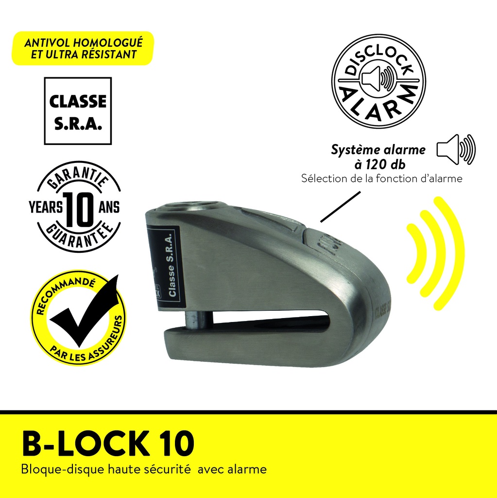 B-LOCK 10 INOX BLOQUE DISQUE