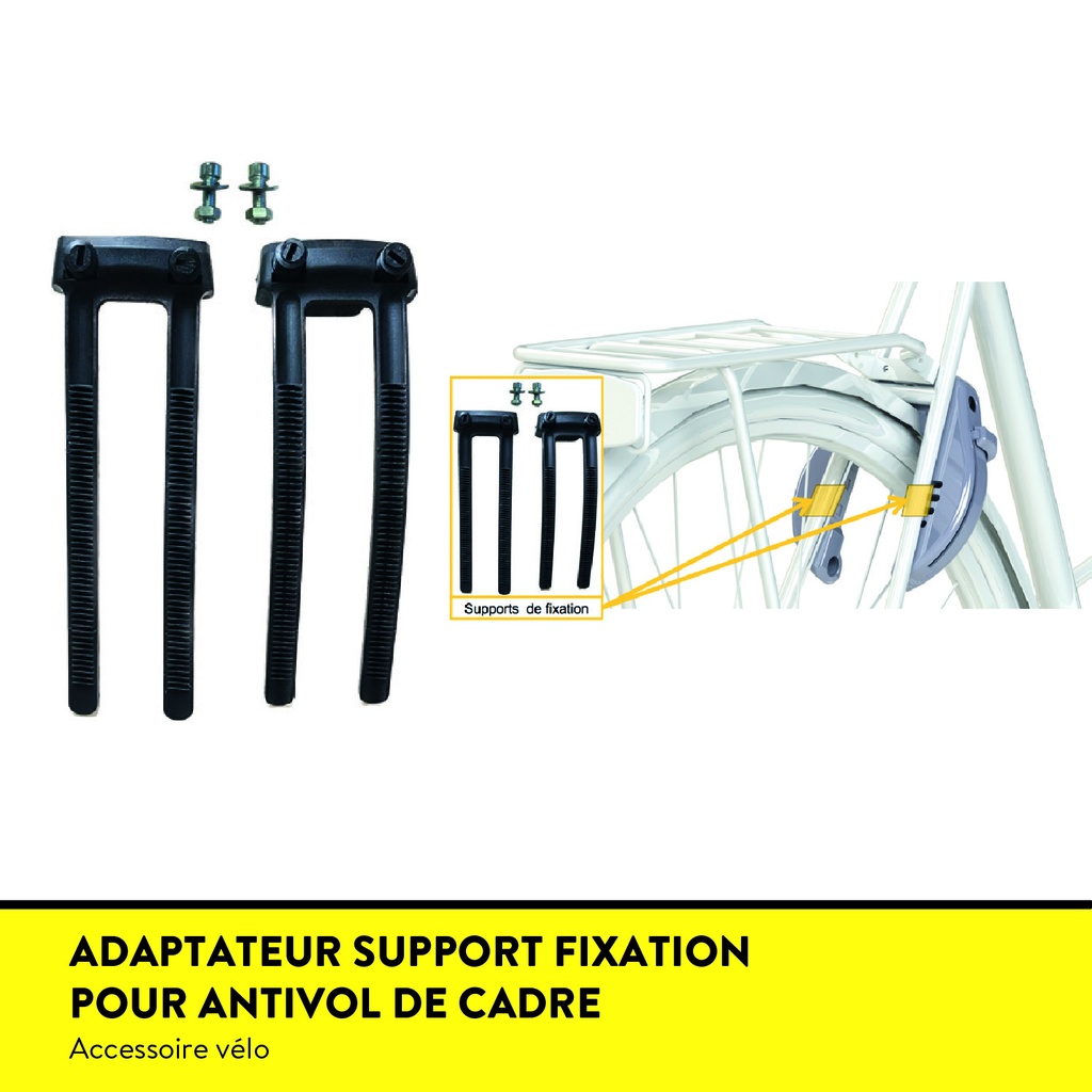 Support antivol de cadre Pour antivol de cadre