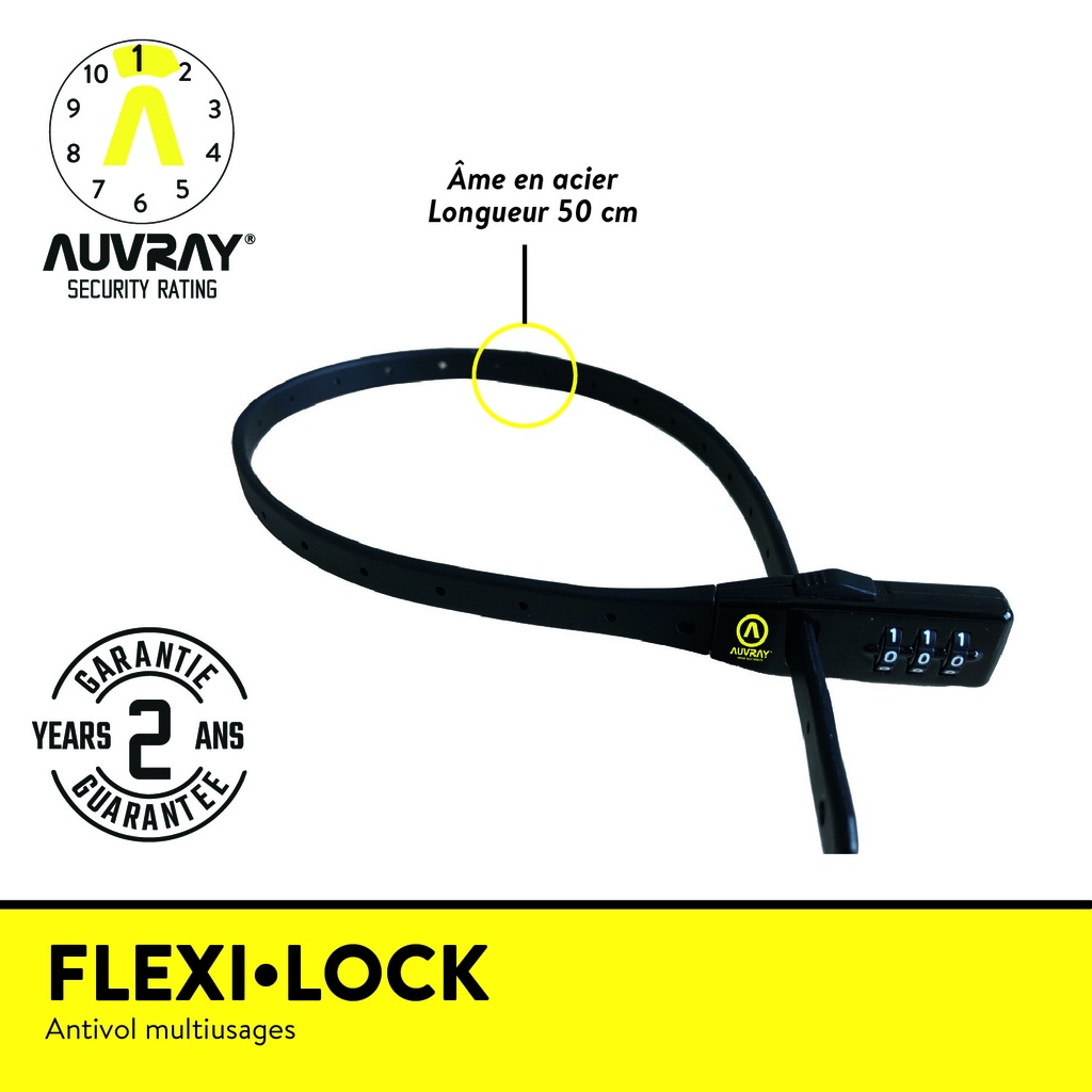 FLEXILOCK Câbles Long. 50 cm level1