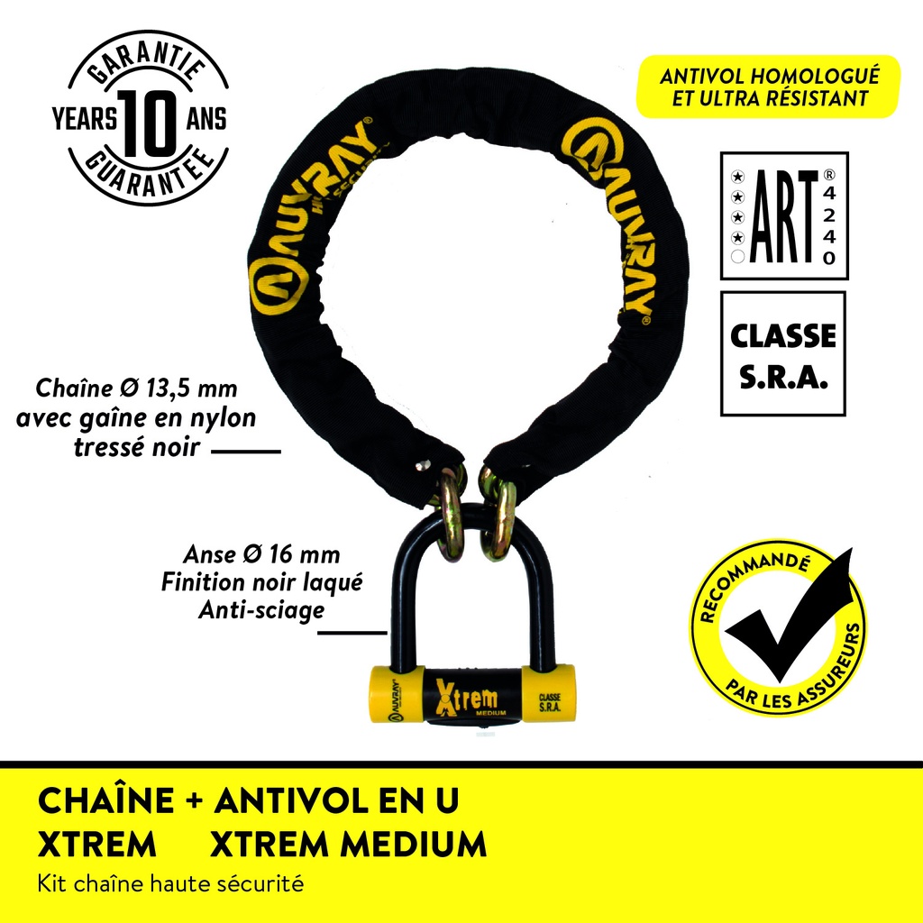 CHAINE XTREM MEDIUM ENSEMBLE CHAINE 100 LASSO + BD