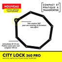 Antivol articulé City Lock 360 PRO 120 ART** level8