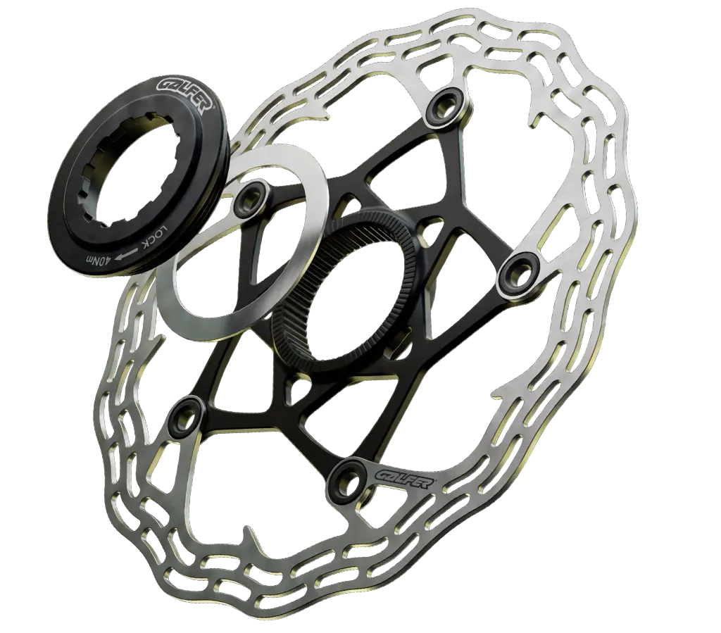 SHARK ROAD ø 160 mm 1,8 mm Centerlock Black