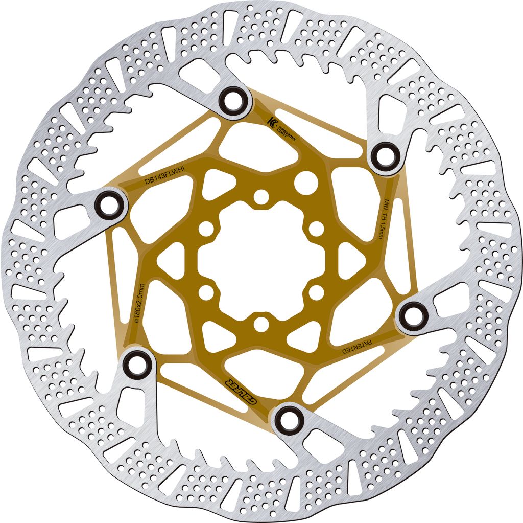 SHARK EVO ø 180 mm 2,0 mm 6 bolts Kashima