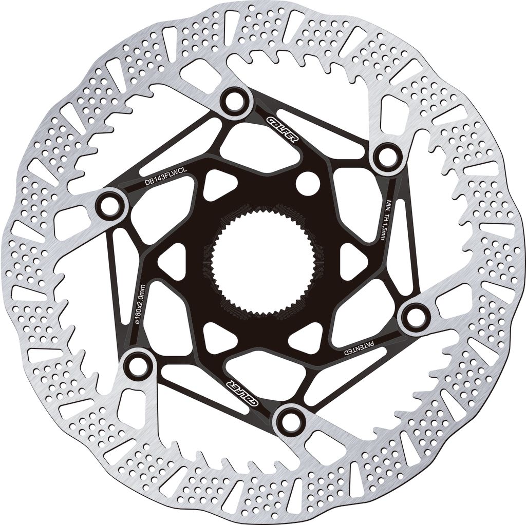 SHARK EVO ø 180 mm 2,0 mm Centerlock Black