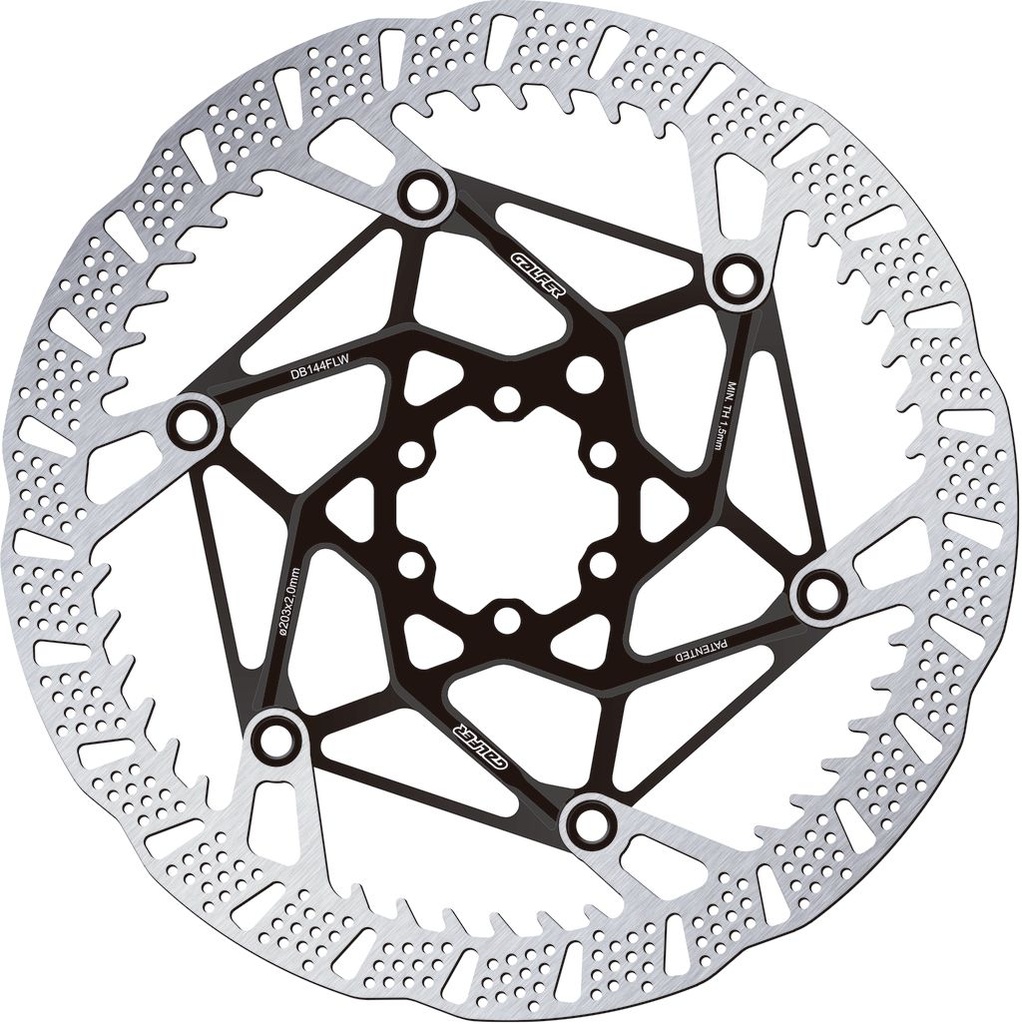 SHARK EVO ø 203mm 2,0 mm 6 bolts Black