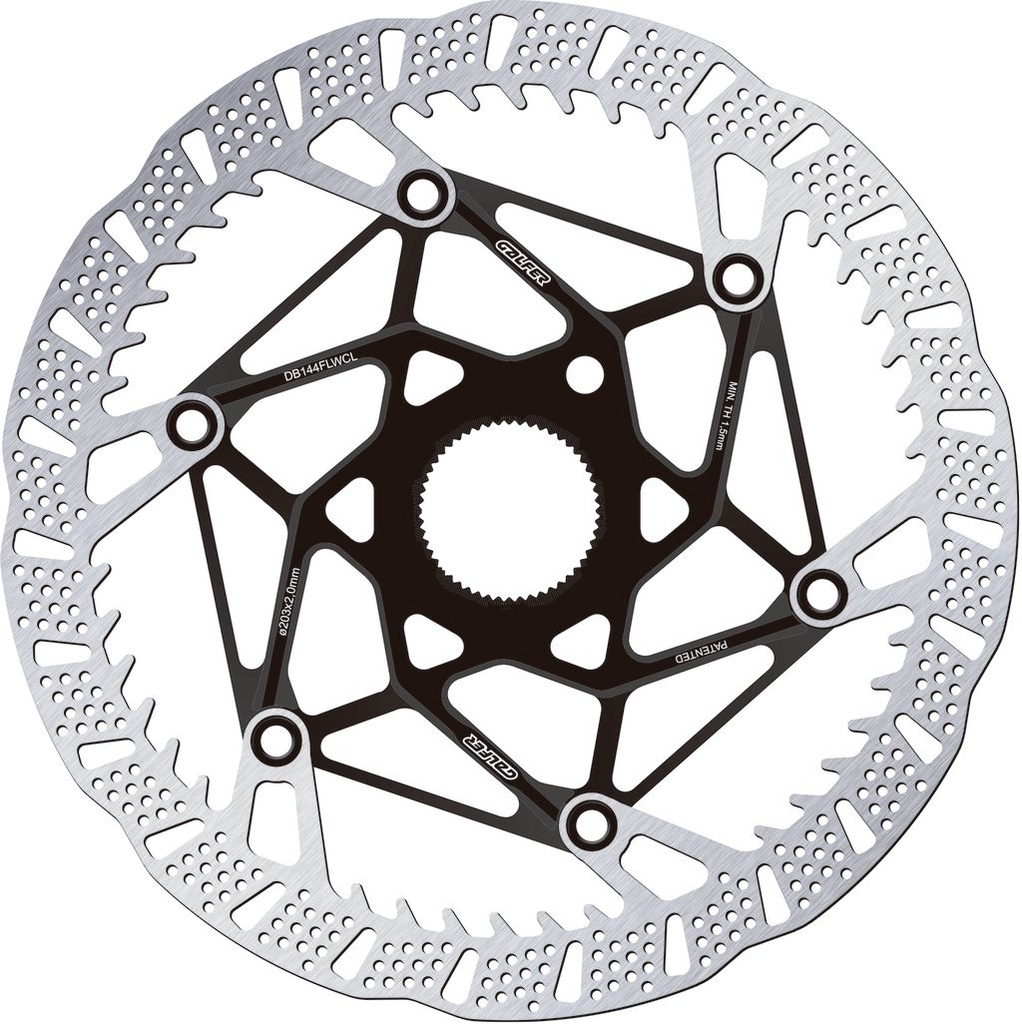 SHARK EVO ø 203mm 2,0 mm Centerlock Black