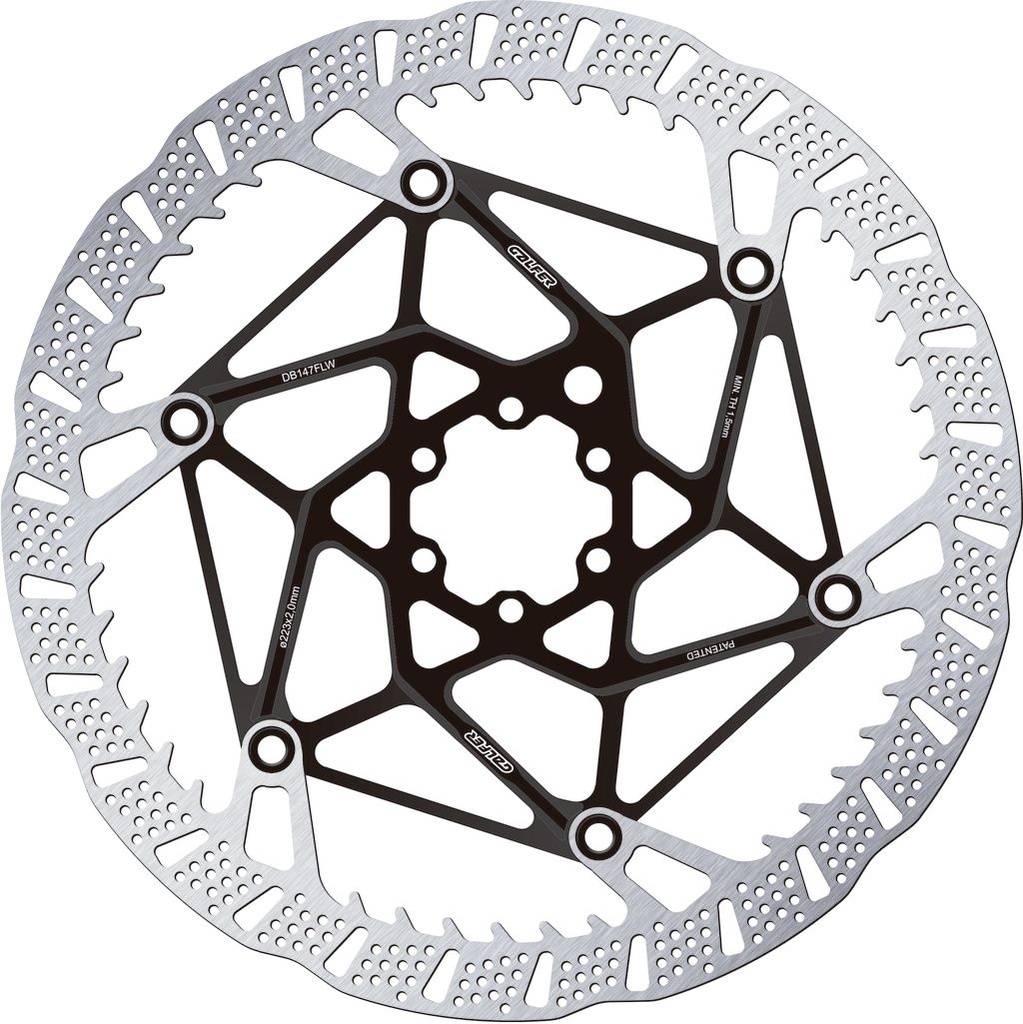 SHARK EVO ø 223mm 2,0 mm 6 bolts Black