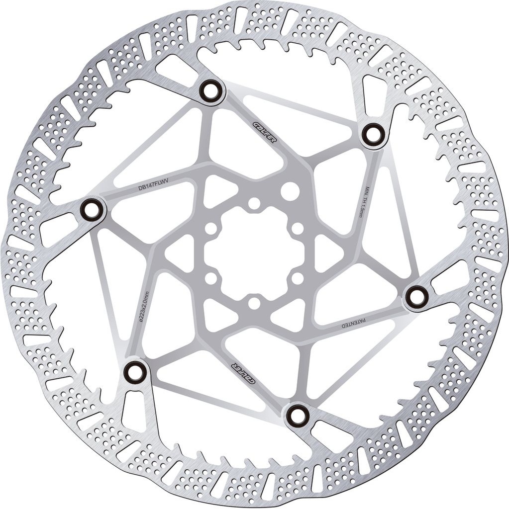 SHARK EVO ø 223mm 2,0 mm 6 bolts Raw