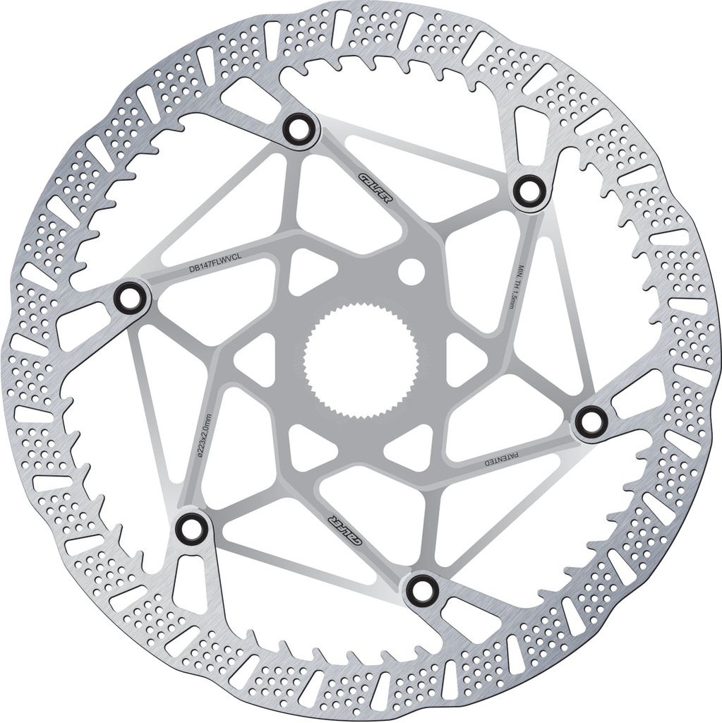 SHARK EVO ø 223mm 2,0 mm Centerlock Raw