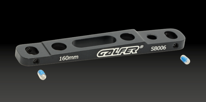 CALIPER ADAPTER BIKE (FLAT MOUNT FRONT) 140/160MM