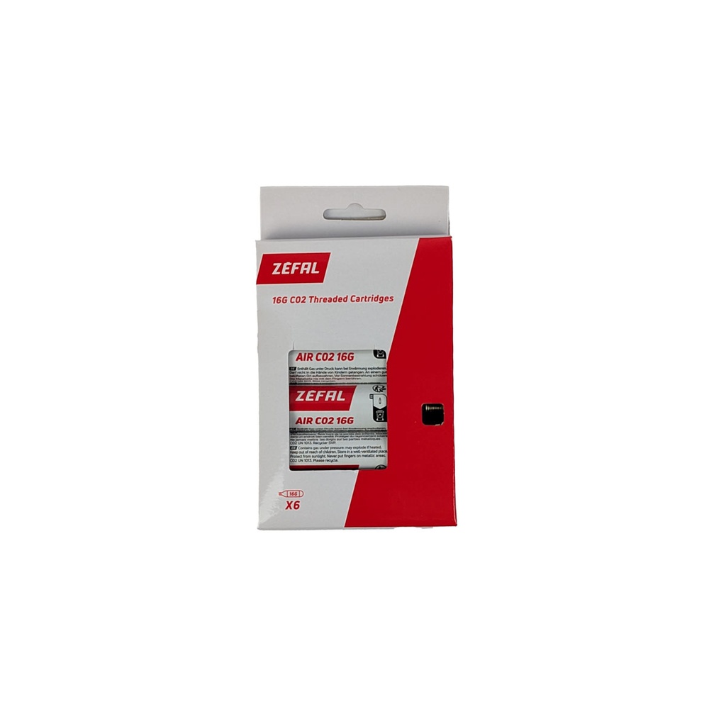 16G CO2 CARTRIDGE - 6PC ON CARD
