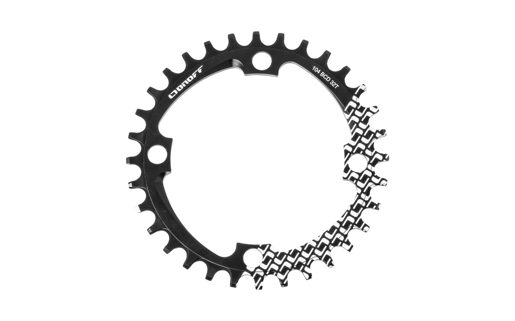 AM CHAINRING ONOFF (BCD104) 34T BLACK