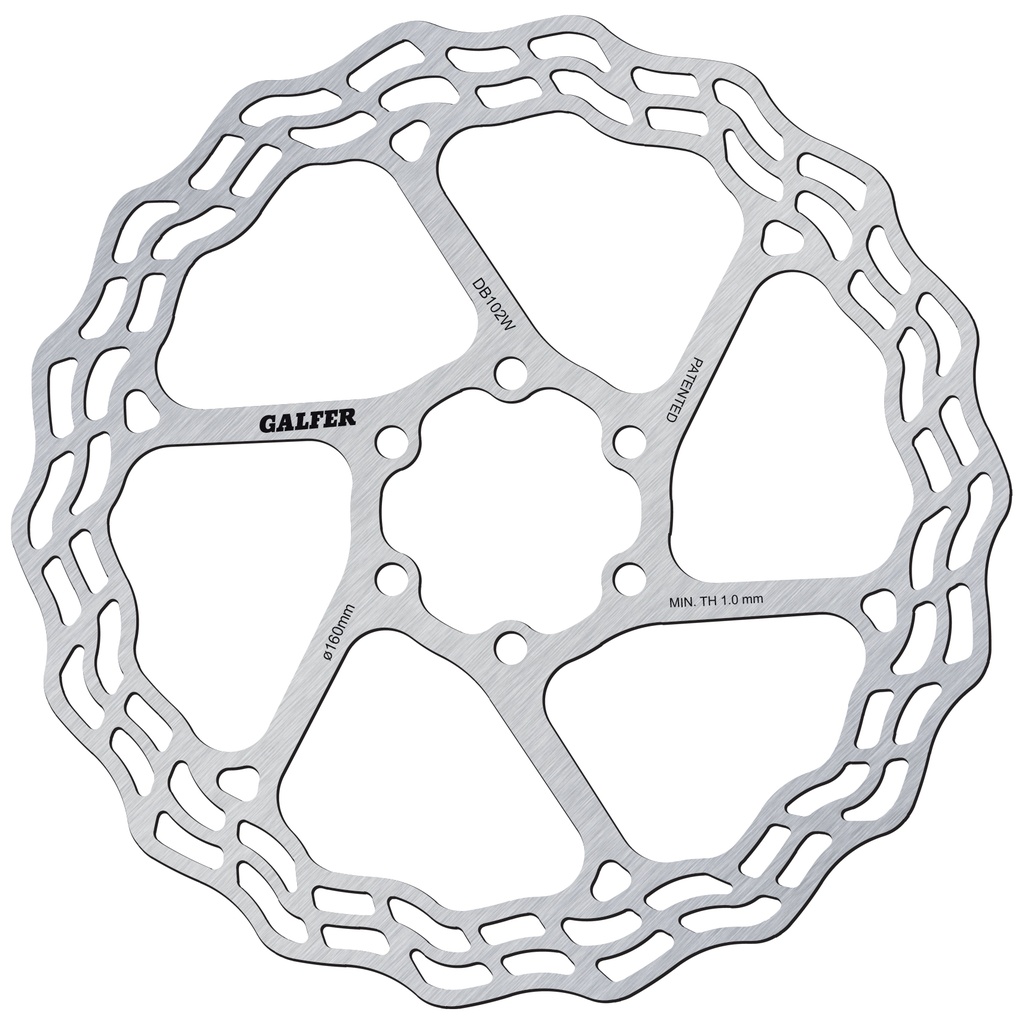 BIKE ROAD DISC WAVE Ø160x1.8mm