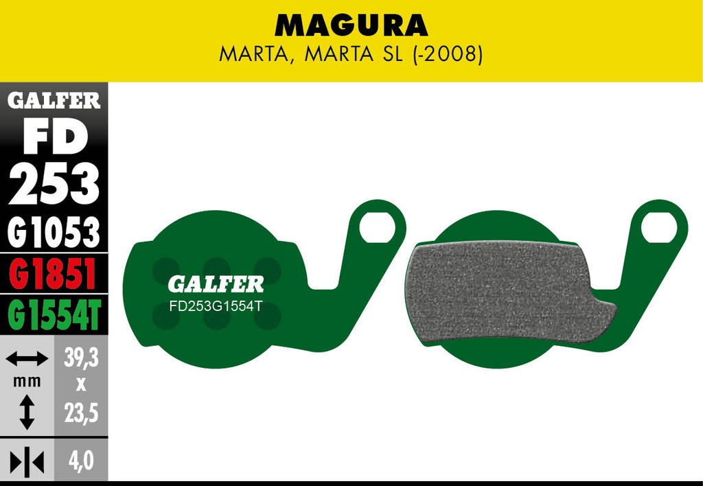 BIKE PRO BRAKE PAD MAGURA MARTA