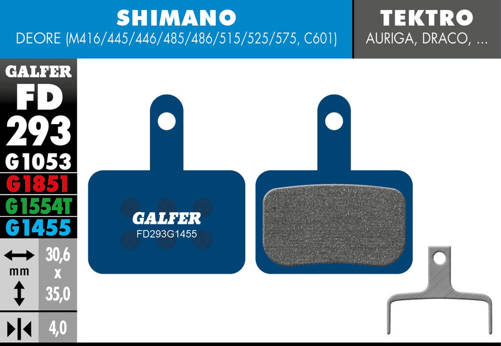 BIKE ROAD BRAKE PAD SHIMANO DEORE