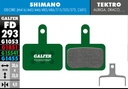 [FD293G1554T] BIKE PRO BRAKE PAD SHIMANO DEORE