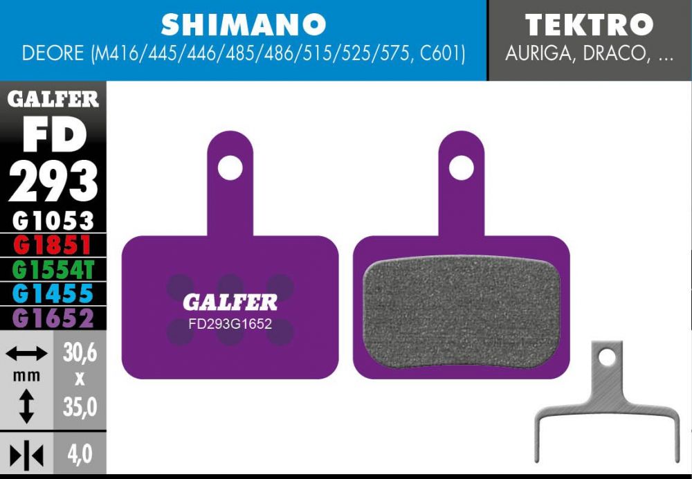 E-BIKE BRAKE PAD SHIMANO DEORE