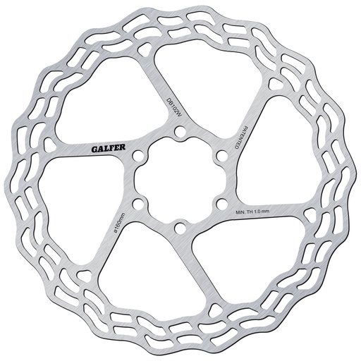 [DB102W] BIKE ROAD DISC WAVE Ø160x1.8mm