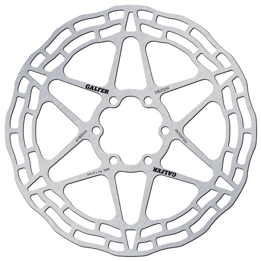 [DB202W] BIKE TRIAL DISC WAVE Ø160x1.8mm