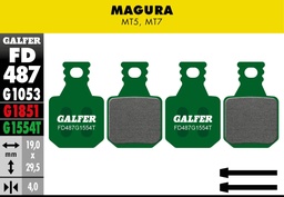 [FD487G1554T] BIKE PRO BRAKE PAD MAGURA MT5 - MT7 4 PADS