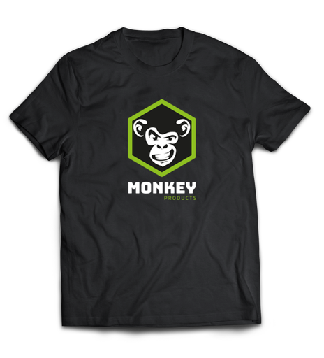 MONKEY'S SAUCE TSHIRT / BLACK (4 designs)
