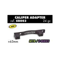 [SB003] CALIPER ADAPTER BIKE RADIAL (POSTMOUNT) +63mm d.