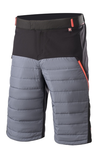 DENALI 2 SHORTS / GRISAILLE BLACK CORAL FLUO