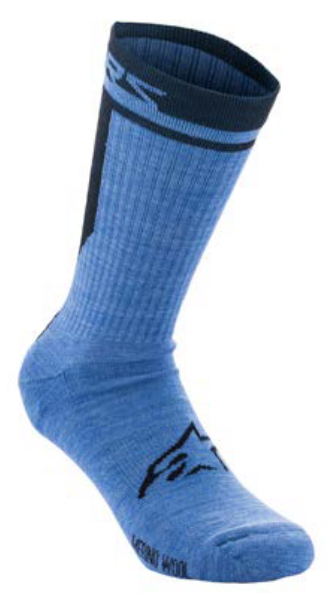 MERINO SOCKS 24 / BLUE BLACK